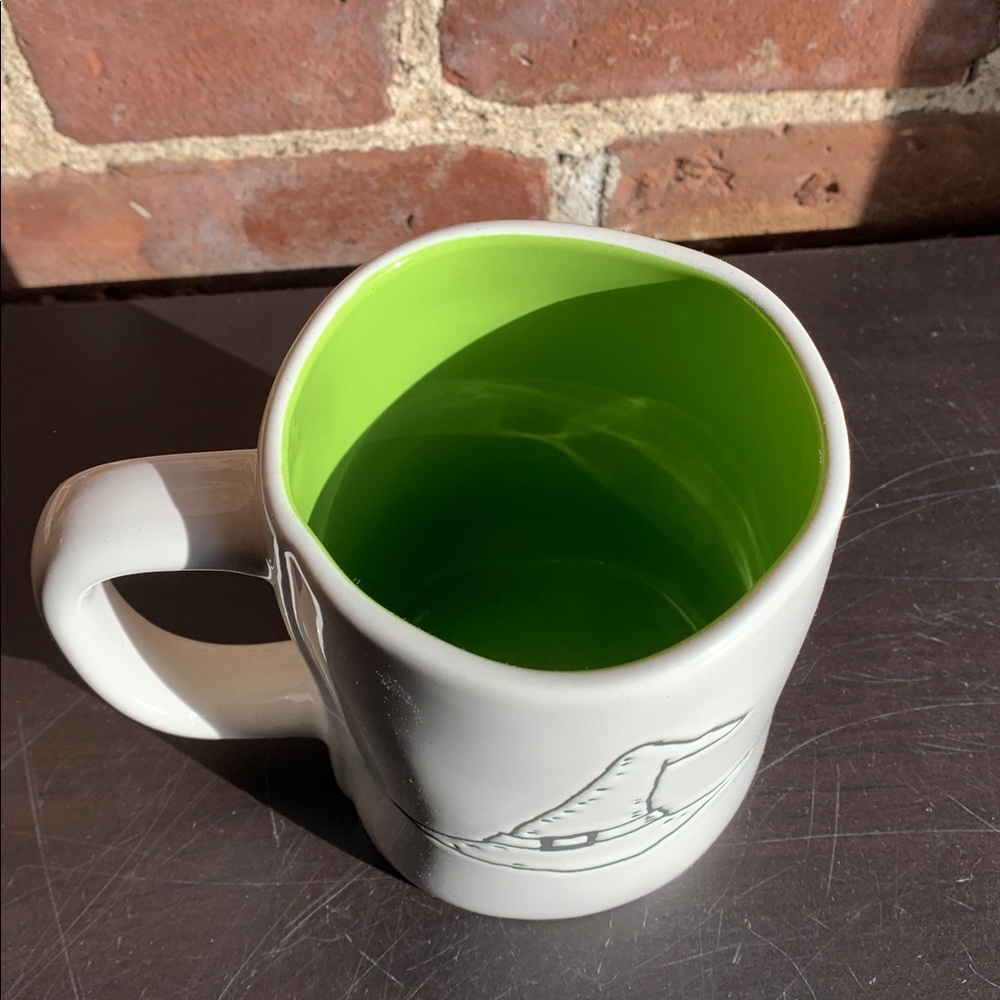 NEW Rae Dunn Wicked Witch Ceramic Mug with Green Interior - Picture 3 of 3
